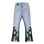 Firmranch Leather Cross Chrome Hearts Pants