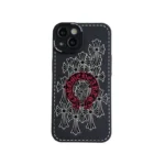 Chrome Hearts Case Leather Pattern Case