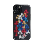 Chrome Hearts Case Leather Pattern Case