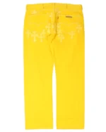 Yellow Crome Hearts Different Cross Patch Jeans